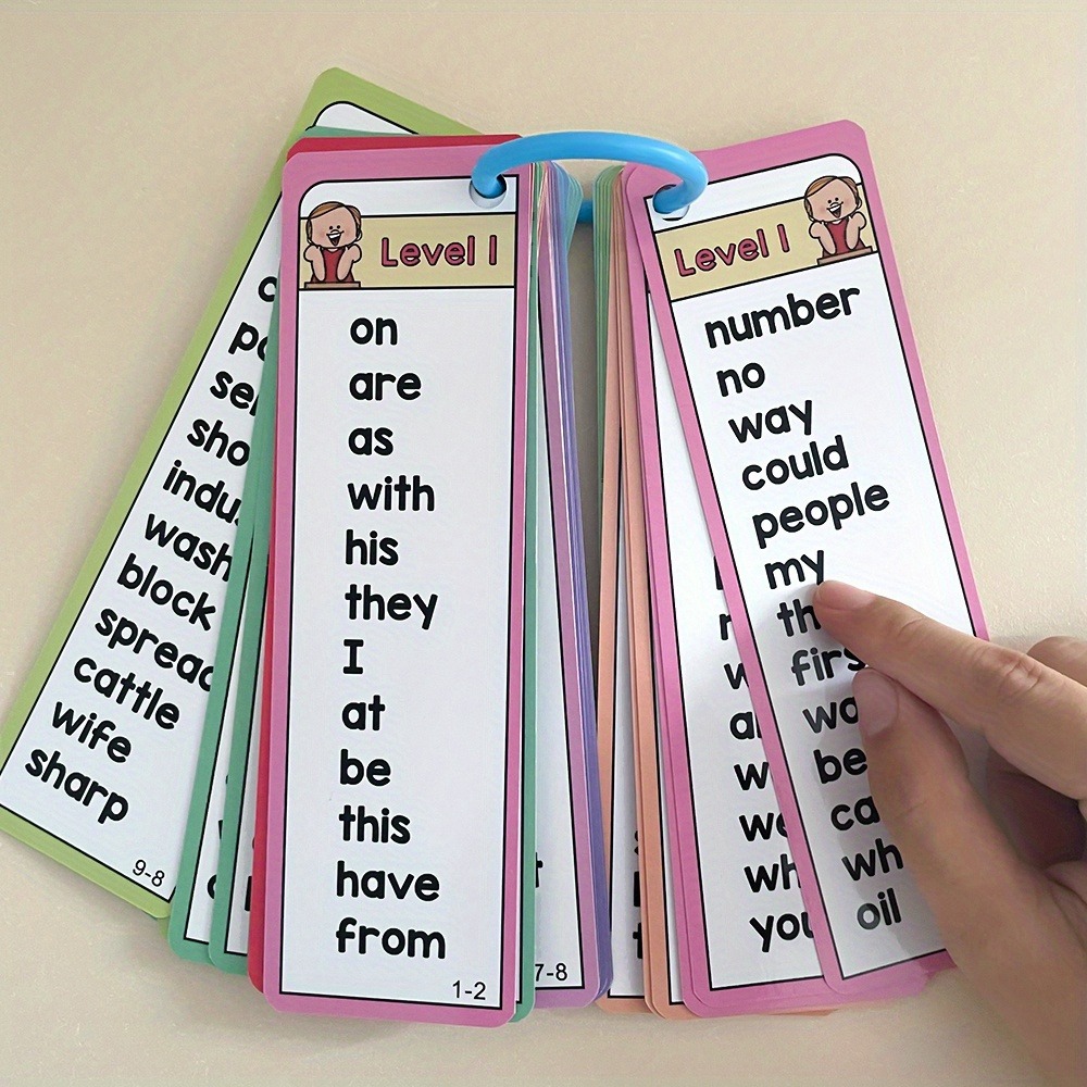 Kids Education Words - Fun Learning Activity with Double-Sided Cards