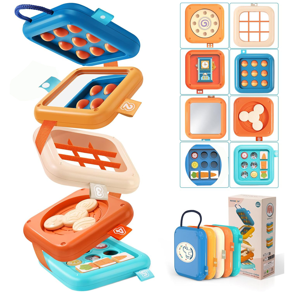 Kids Education Activities - Montessori Toys Busy Board Baby Activity