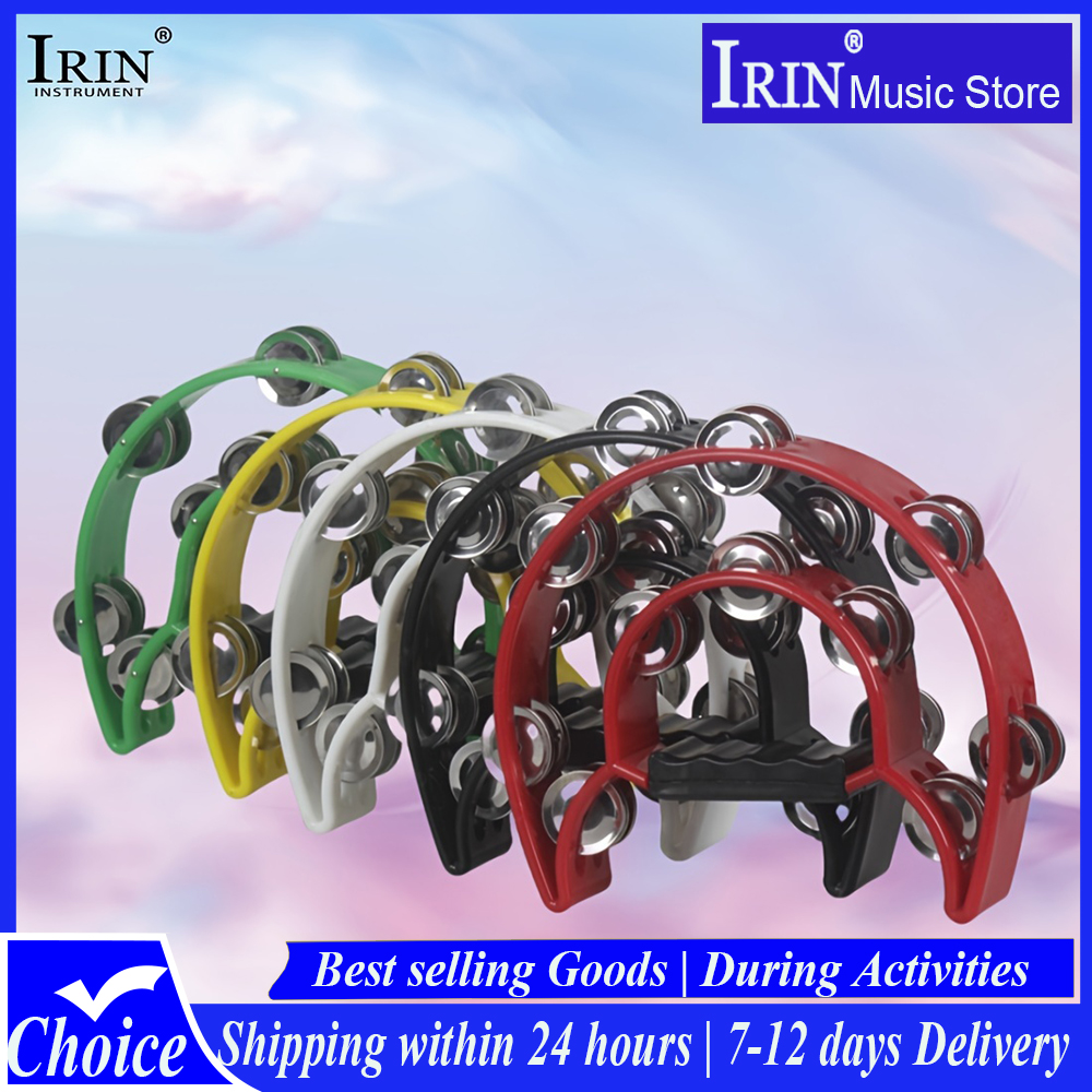Kids Education Bell - Orff Hand Bell Tambourine Double Layer