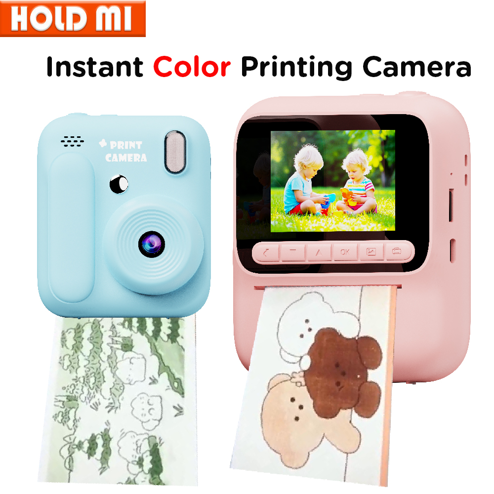 Kids Education Music - Kids Instant Color Printing Camera 1080P