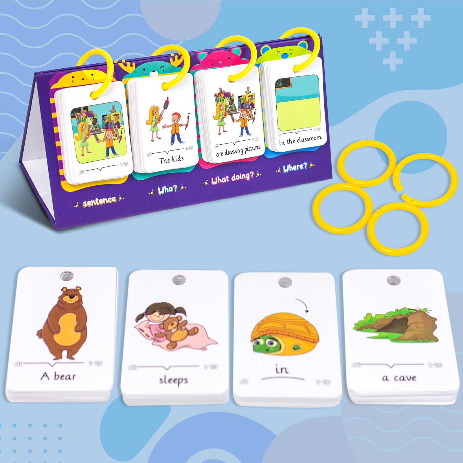 80Pcs Table Model Visual Word  - огляд і ціна Kids Education Material