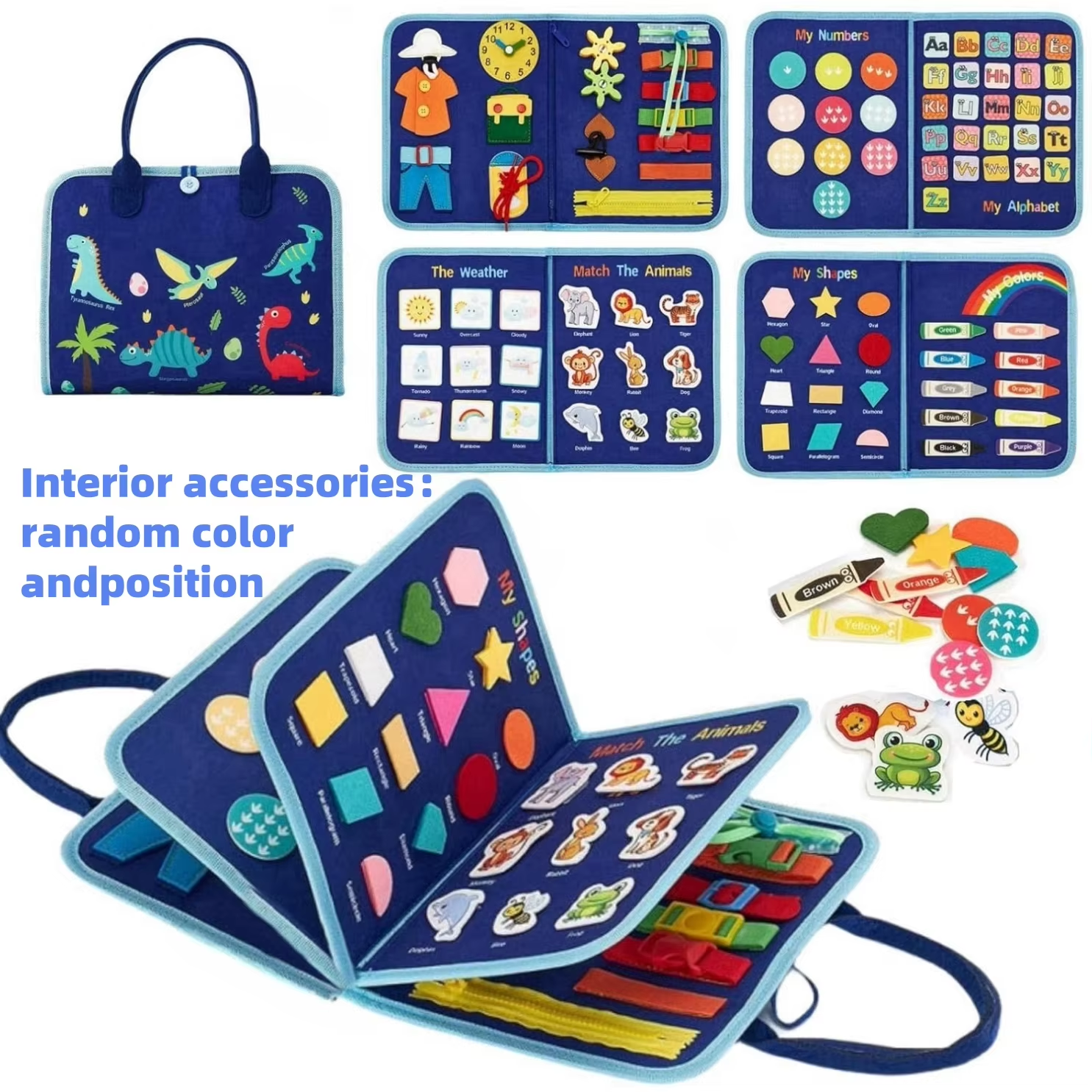 Montessori Busy Board Sensory  - огляд і ціна Kids Education Activities