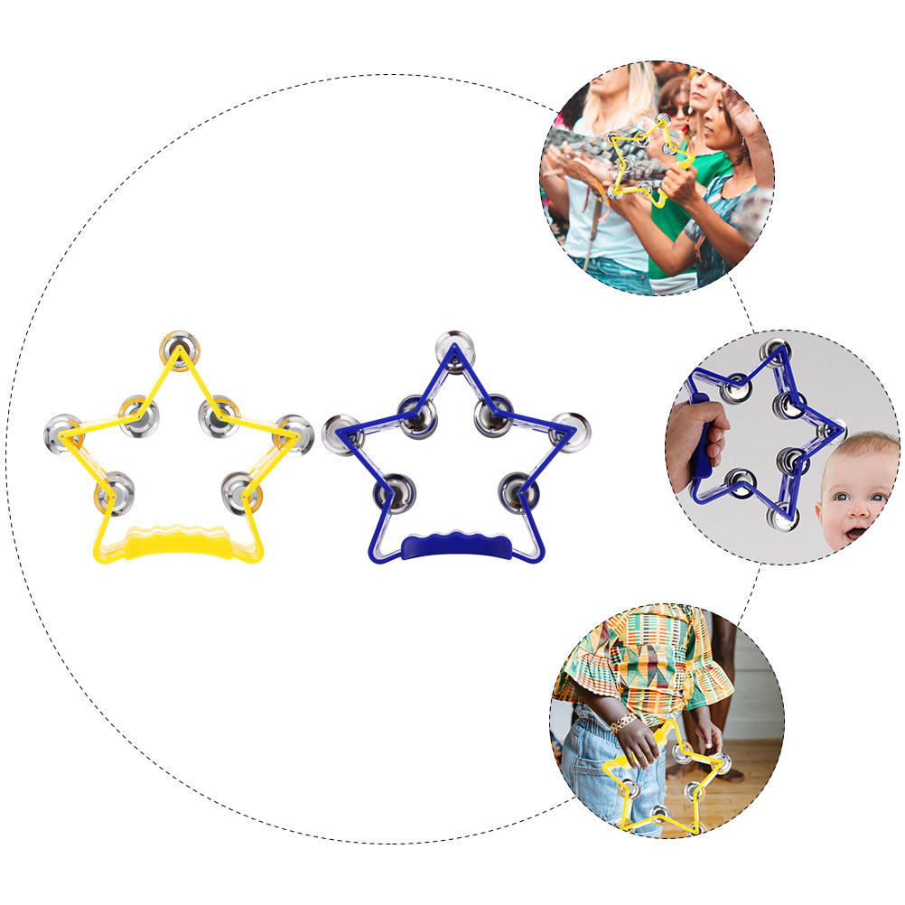 2Pcs Hand Bell Rhythm Percussi - огляд і ціна Kids Education Bell