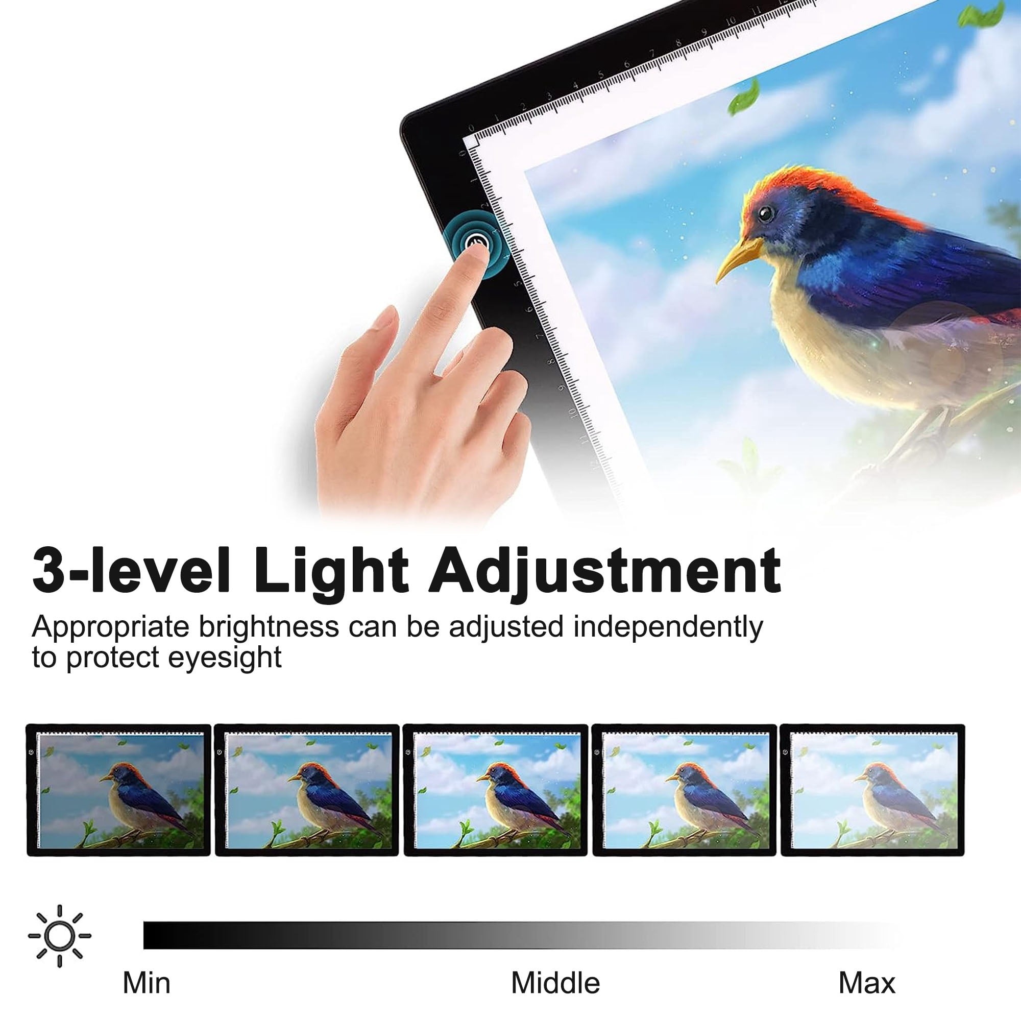 Led Drawing Copy Pad 3 Level D - огляд і ціна Kids Education Tablet