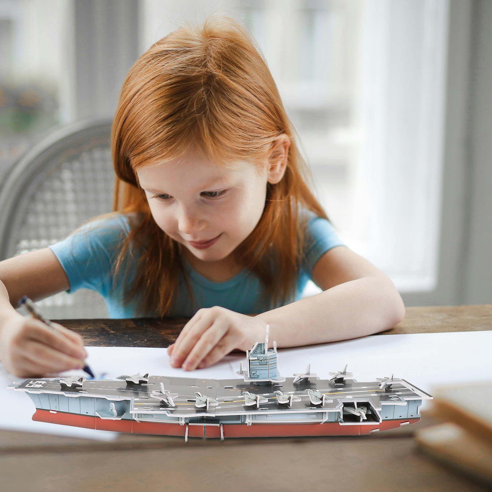 Aircraft Carrier 3D Puzzle DIY - огляд і ціна Kids Education Activities