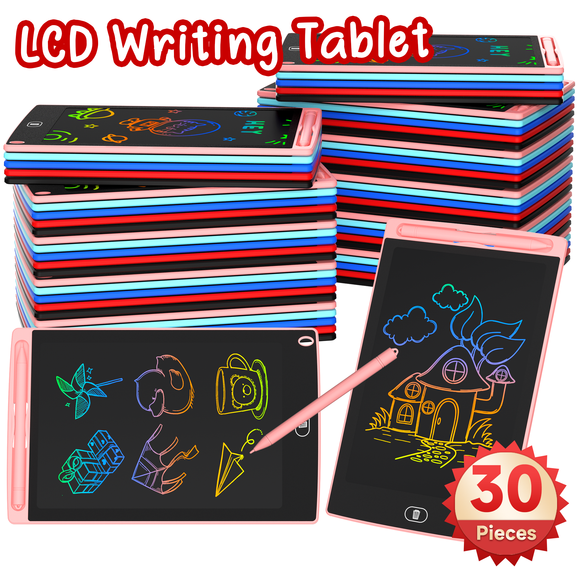30pcs of 8.5 Inch LCD Drawing  - огляд і ціна Kids Education Tablet