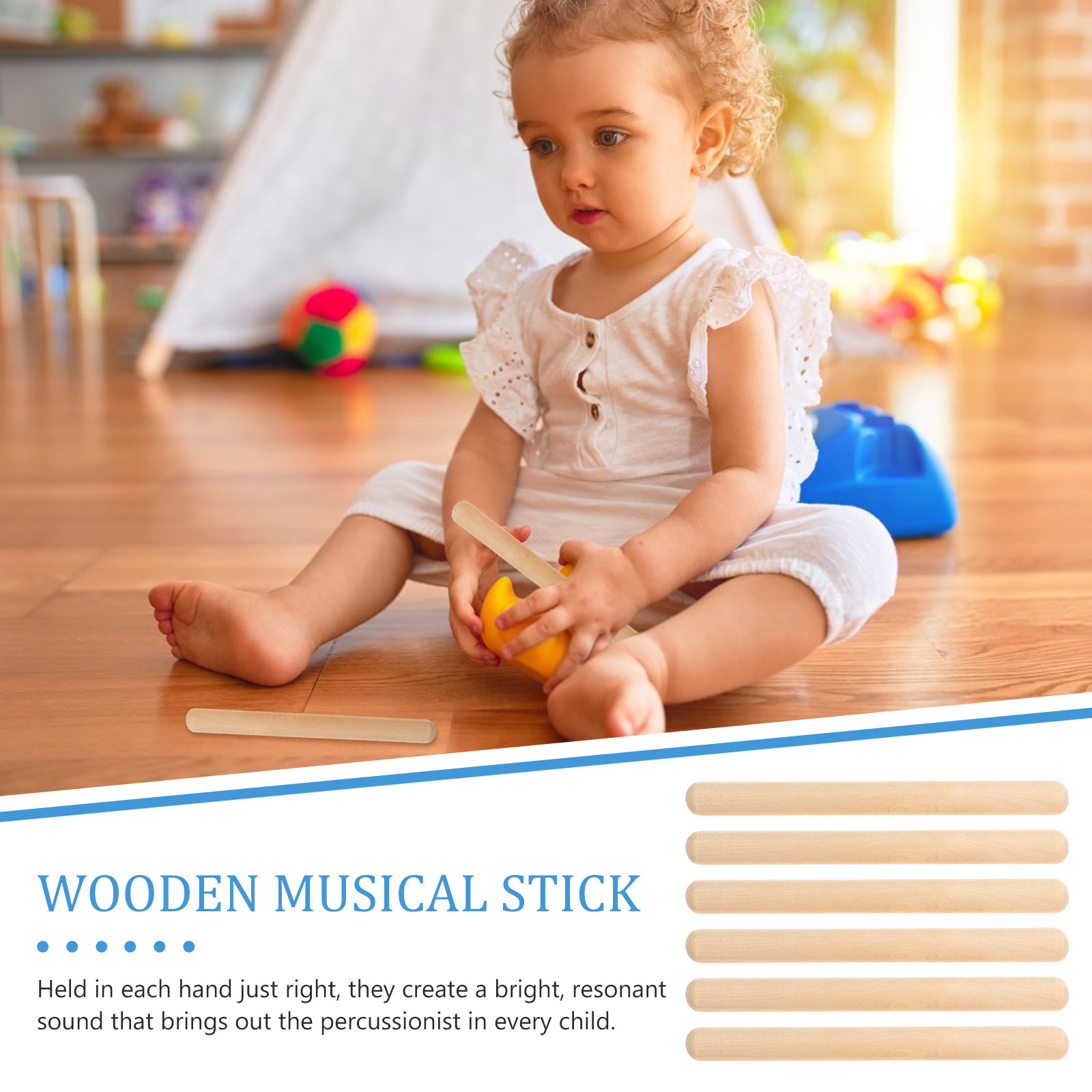 6Pcs Eco Friendly Maple Wood R - огляд і ціна Kids Education Foundation