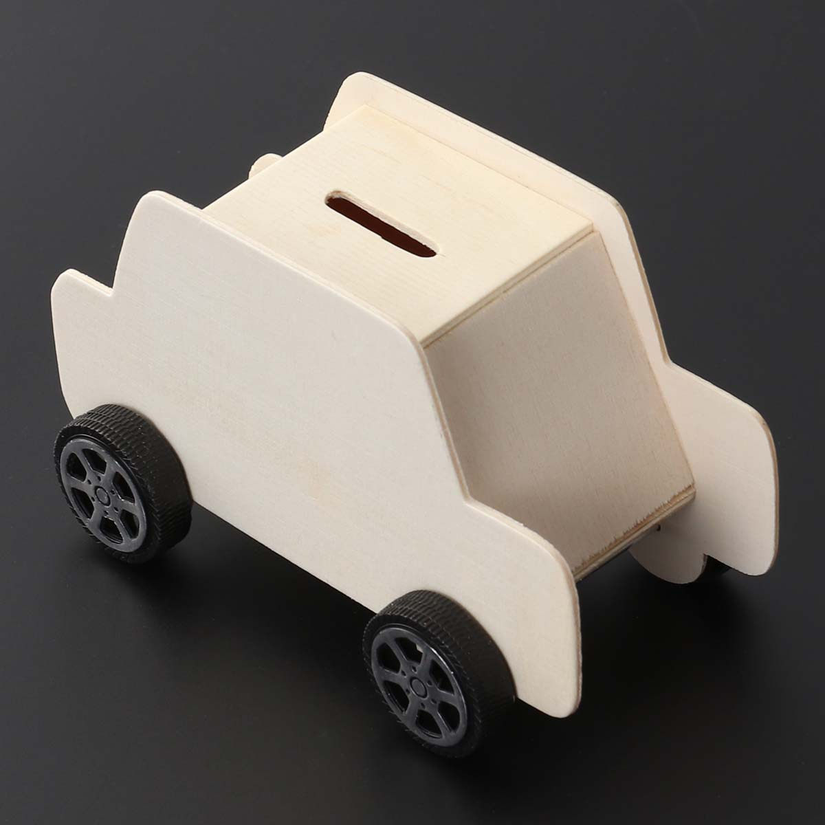 Wooden Car Piggy Bank DIY Colo - огляд і ціна Kids Education Savings