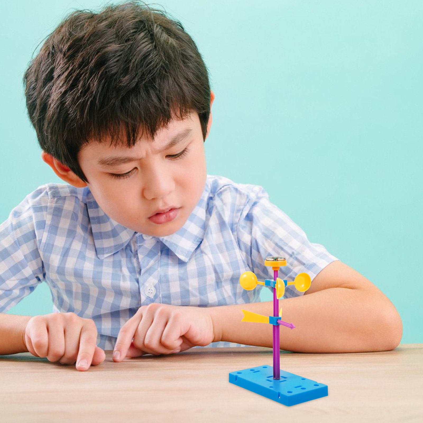 1Set Wind Vane DIY Assembly Pl - огляд і ціна Kids Education Activities