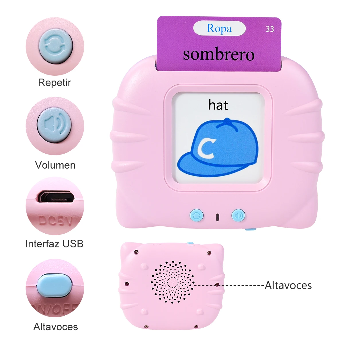 Electronic Spanish Cognitive C - огляд і ціна Kids Education Words