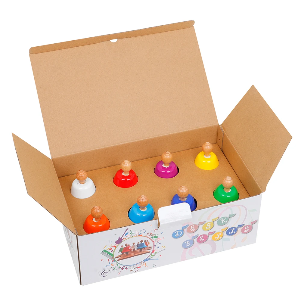 8 Tone Colorful Class Bell Woo - огляд і ціна Kids Education Bell