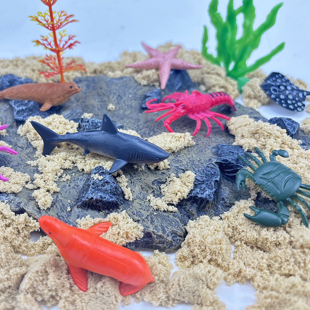 12pcs Ocean Sea Life Set Anima - огляд і ціна Kids Education Material