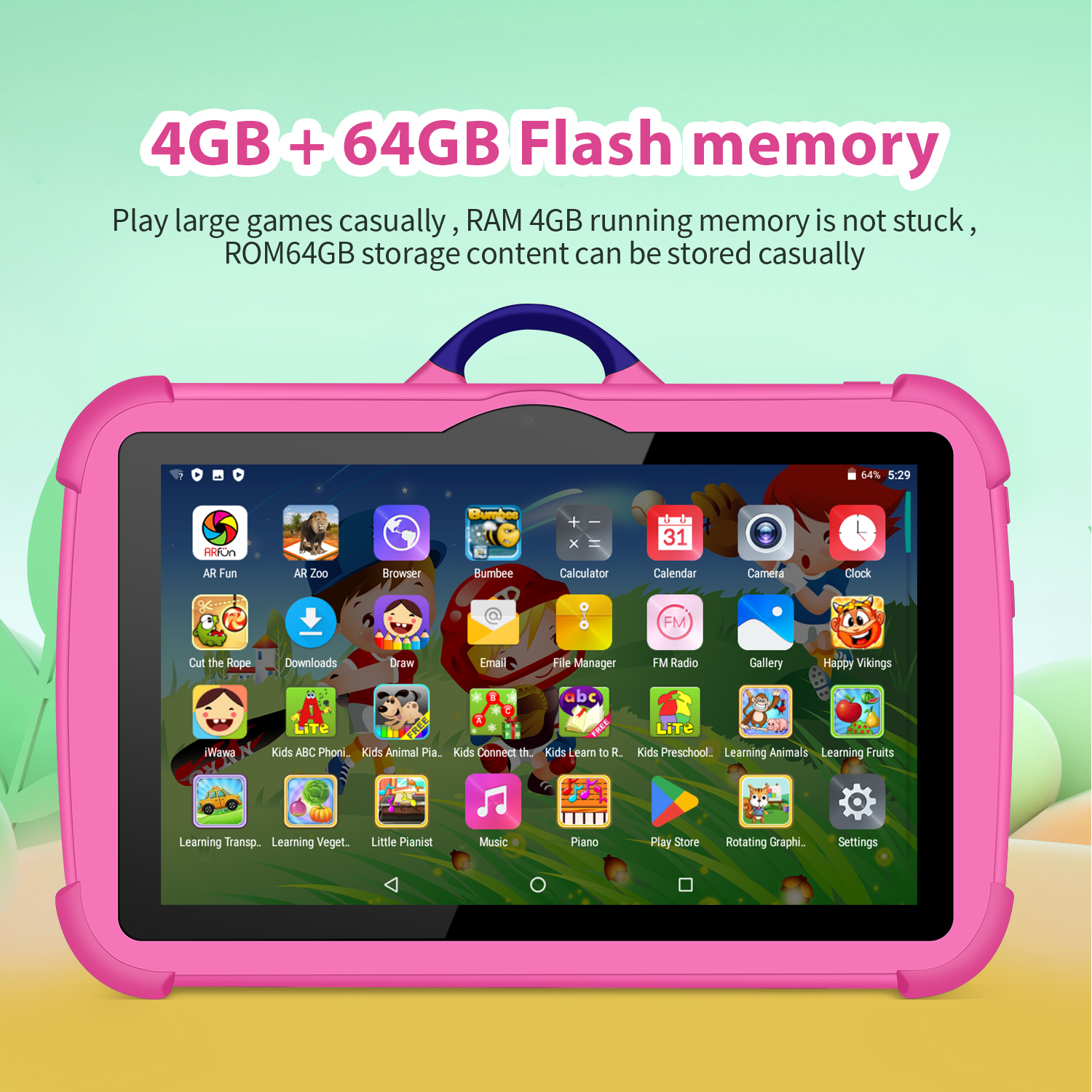New Cartoon Pattern Kids Table - огляд і ціна Kids Education Tablet