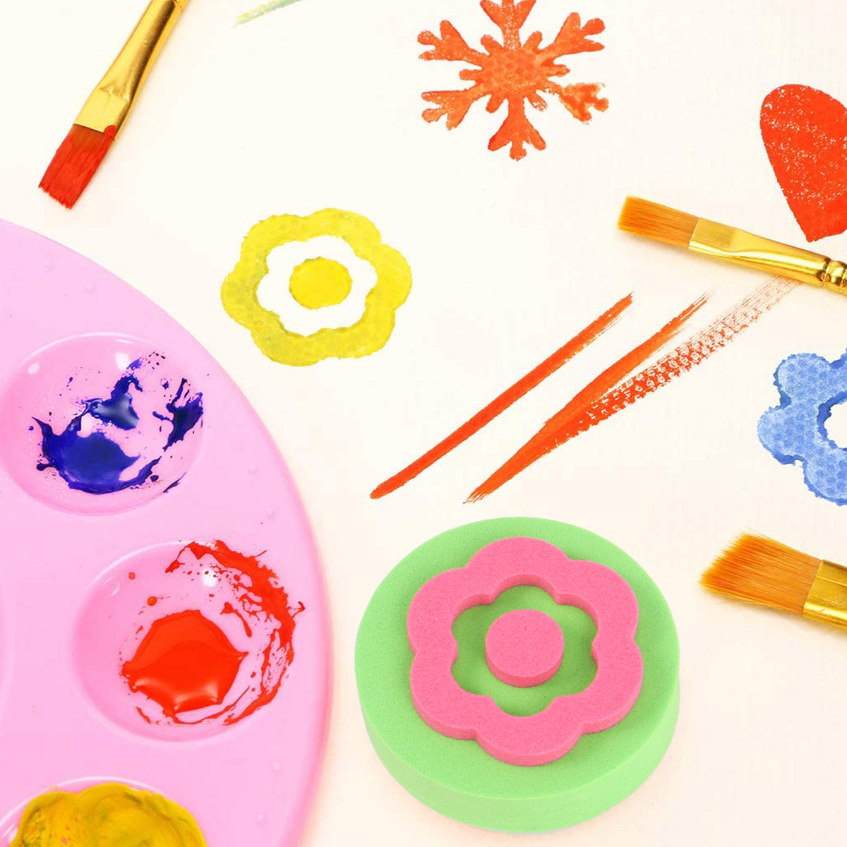 12Pcs Painting Stamps for Kids - огляд і ціна Kids Education Activities