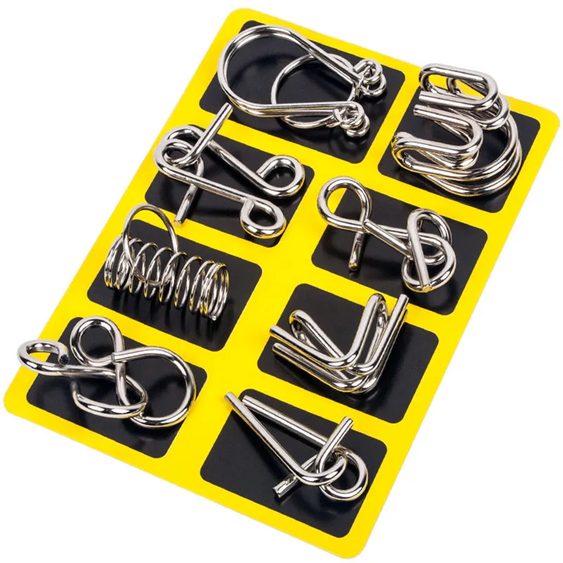 8PCS/Set Metal Montessori Wire - огляд і ціна Kids Education Material