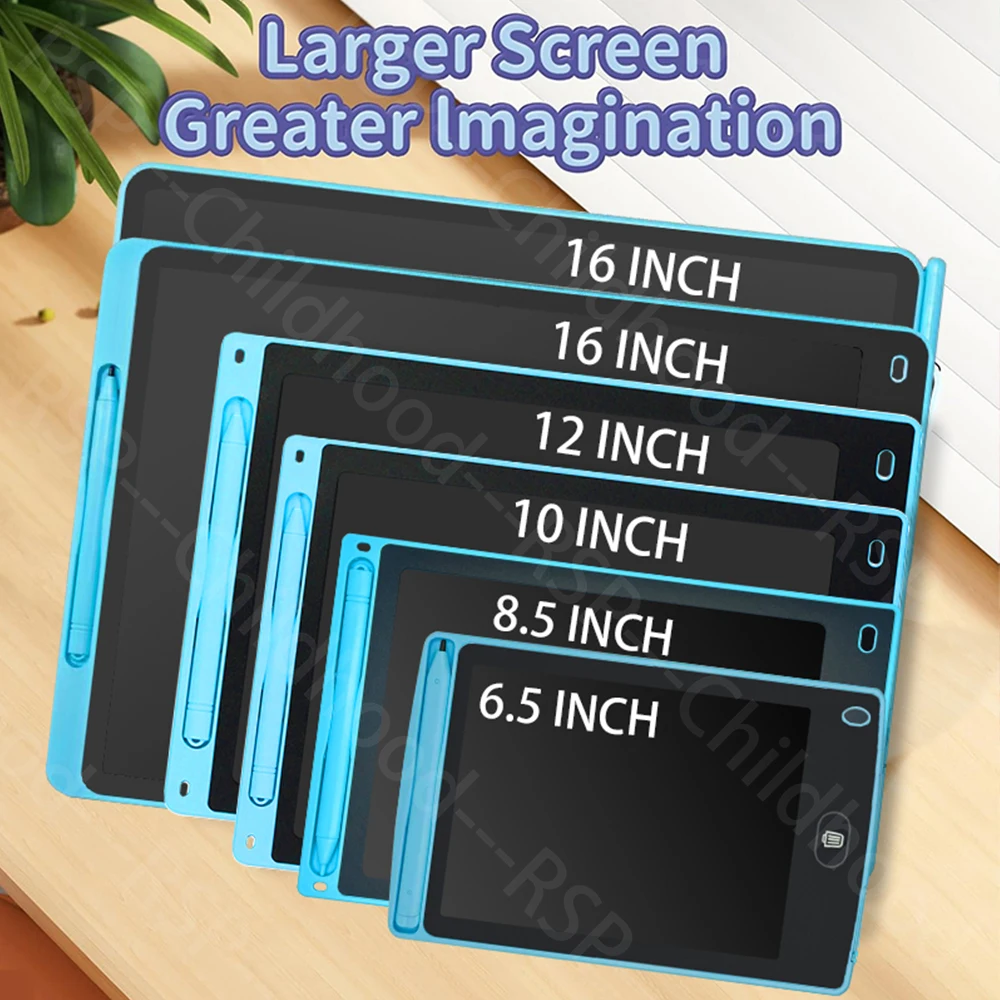 6.5/8.5/10/12/16-Inch LCD Draw - огляд і ціна Kids Education Tablet