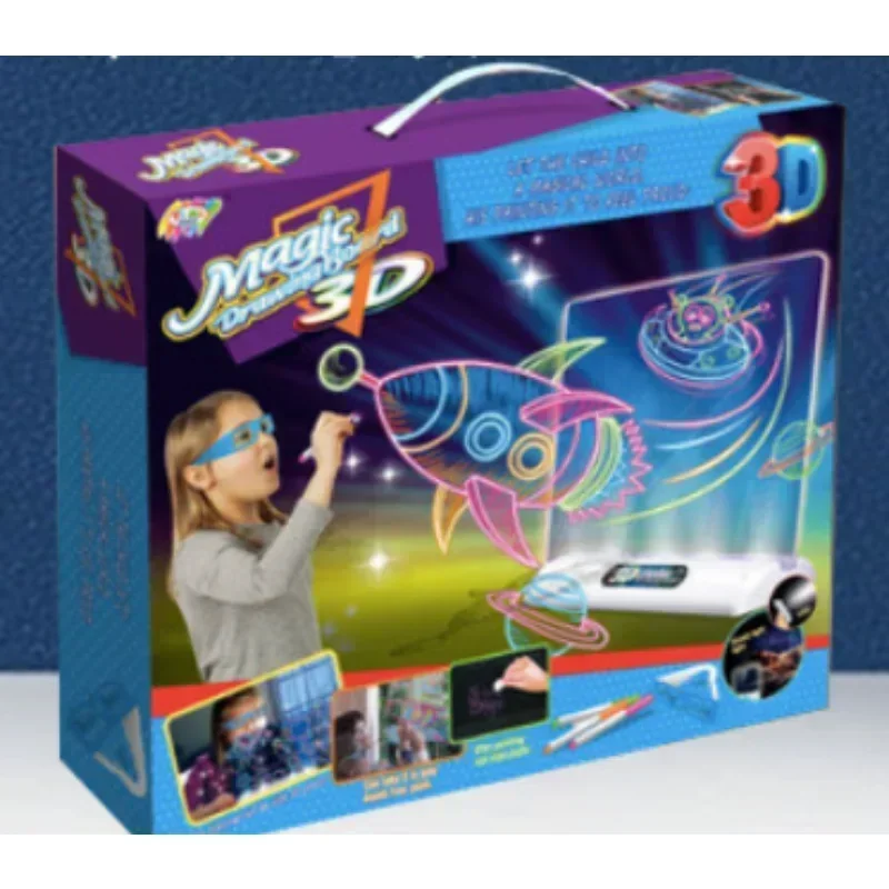 3D Magic Drawing Board LED Glo - огляд і ціна Kids Education Foundation