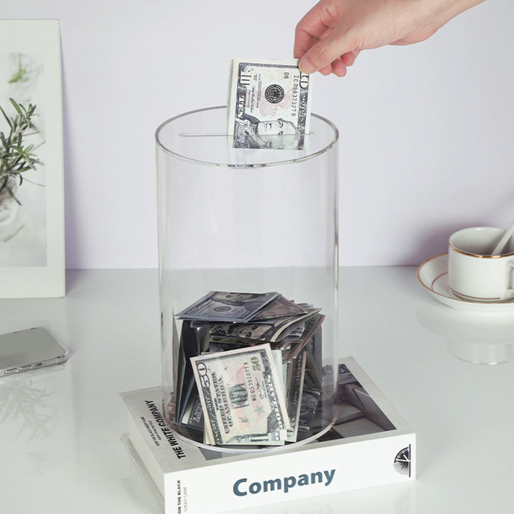 Clear Acrylic Piggy Bank Moder - огляд і ціна Kids Education Savings
