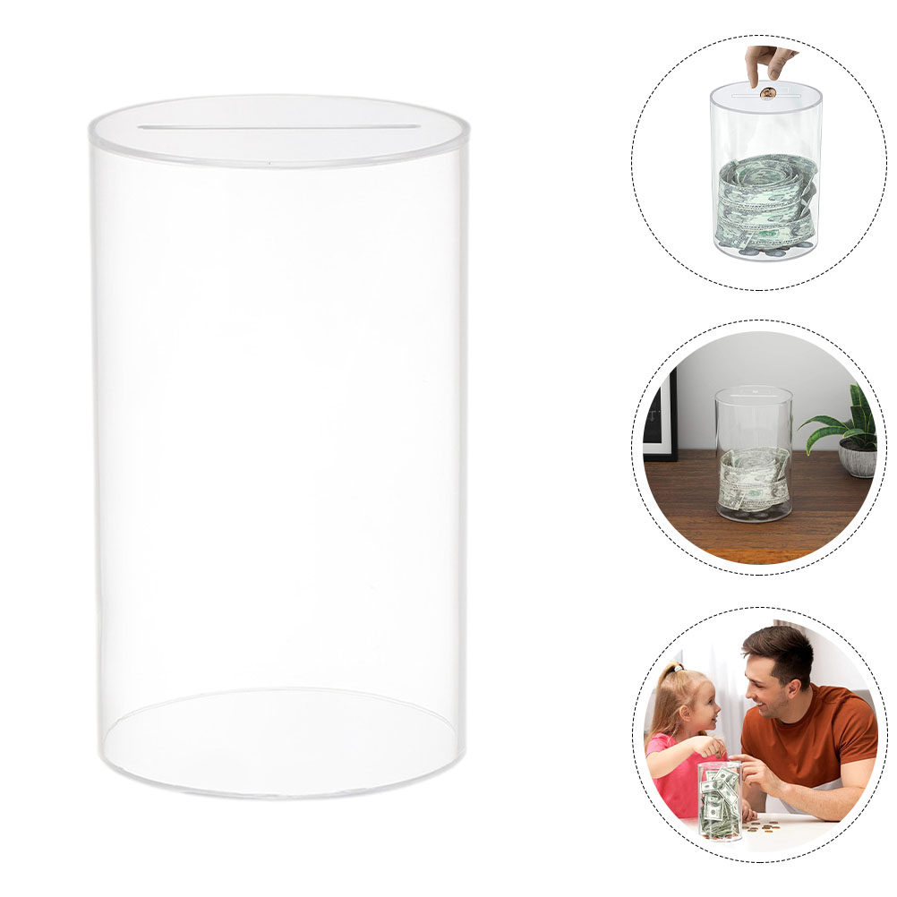 Clear Acrylic Piggy Bank Moder - огляд і ціна Kids Education Savings