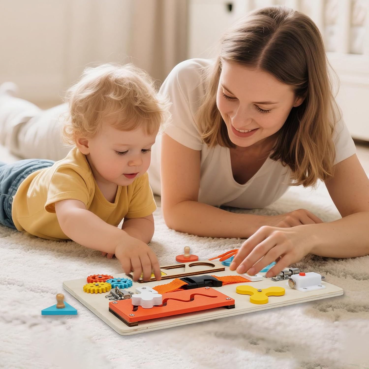 Montessori Busy Board for Todd - огляд і ціна Kids Education Activities