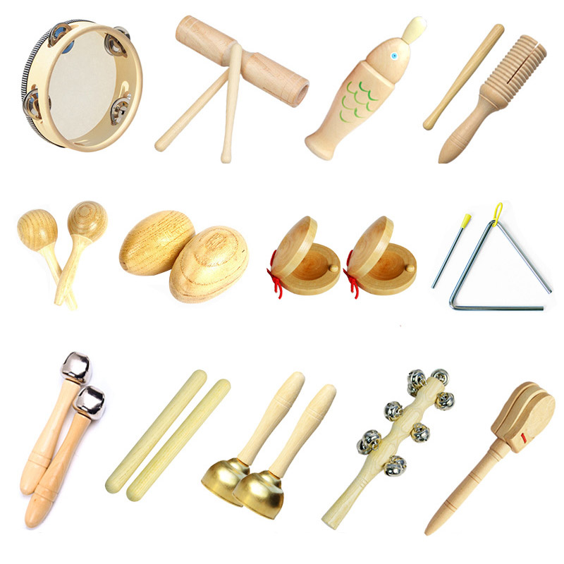 Wooden Rattles Baby Toys Grasp - огляд і ціна Kids Education Bell