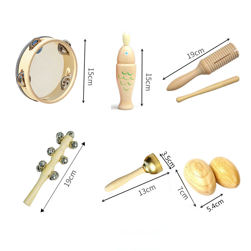 Wooden Rattles Baby Toys Grasp - огляд і ціна Kids Education Bell