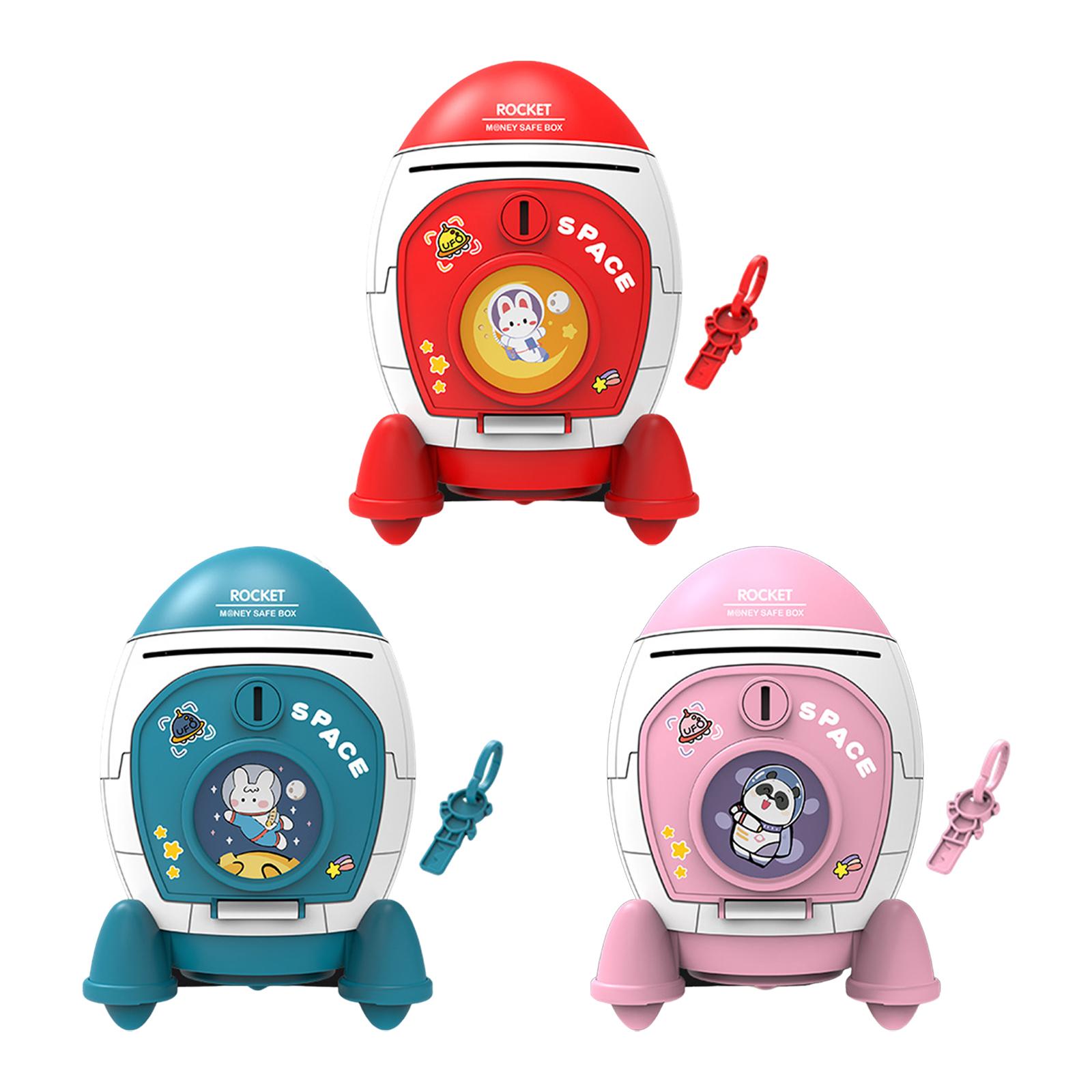 Cute Kids Rocket Piggy Bank De - огляд і ціна Kids Education Savings