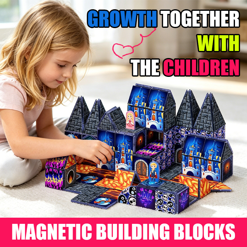 Magnetic Cube Building Blocks  - огляд і ціна Kids Education Music