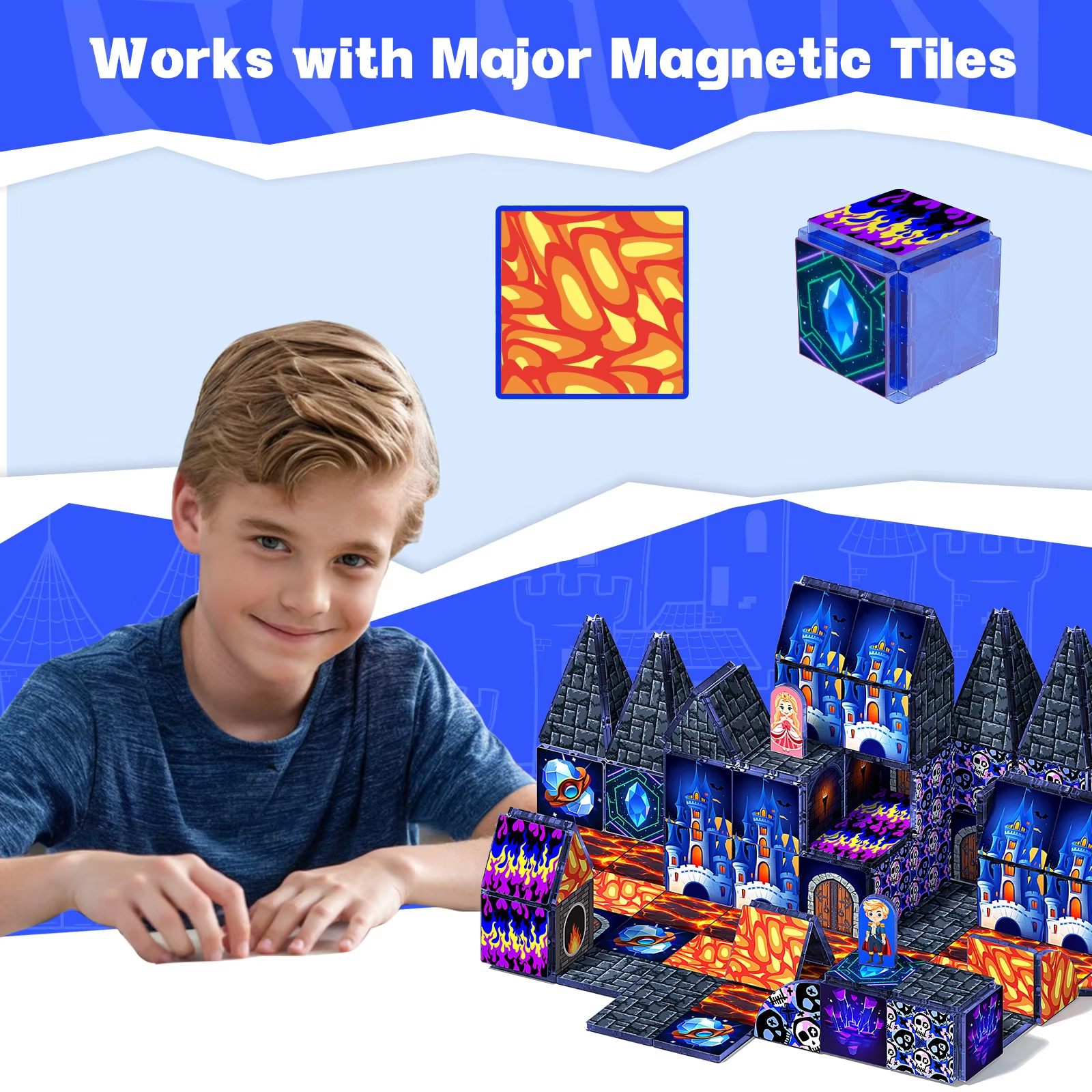 Magnetic Cube Building Blocks  - огляд і ціна Kids Education Music
