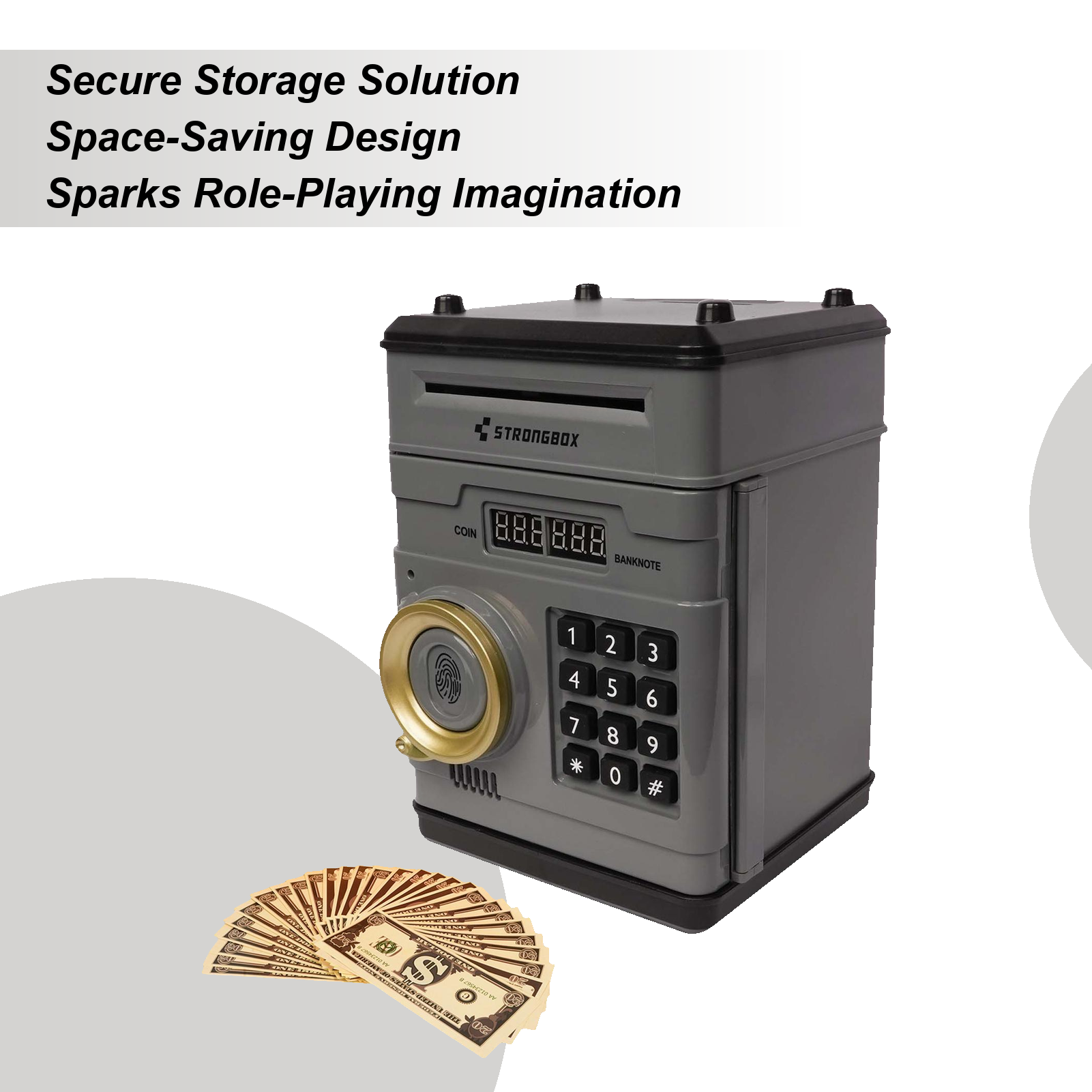 Electronic Money Bank Safe Box - огляд і ціна Kids Education Savings