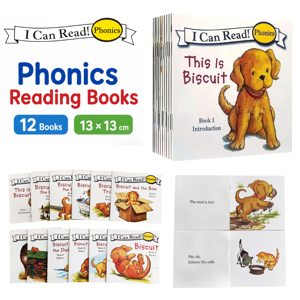 Biscuit I Can Read Phonics Sto - огляд і ціна Kids Education Words