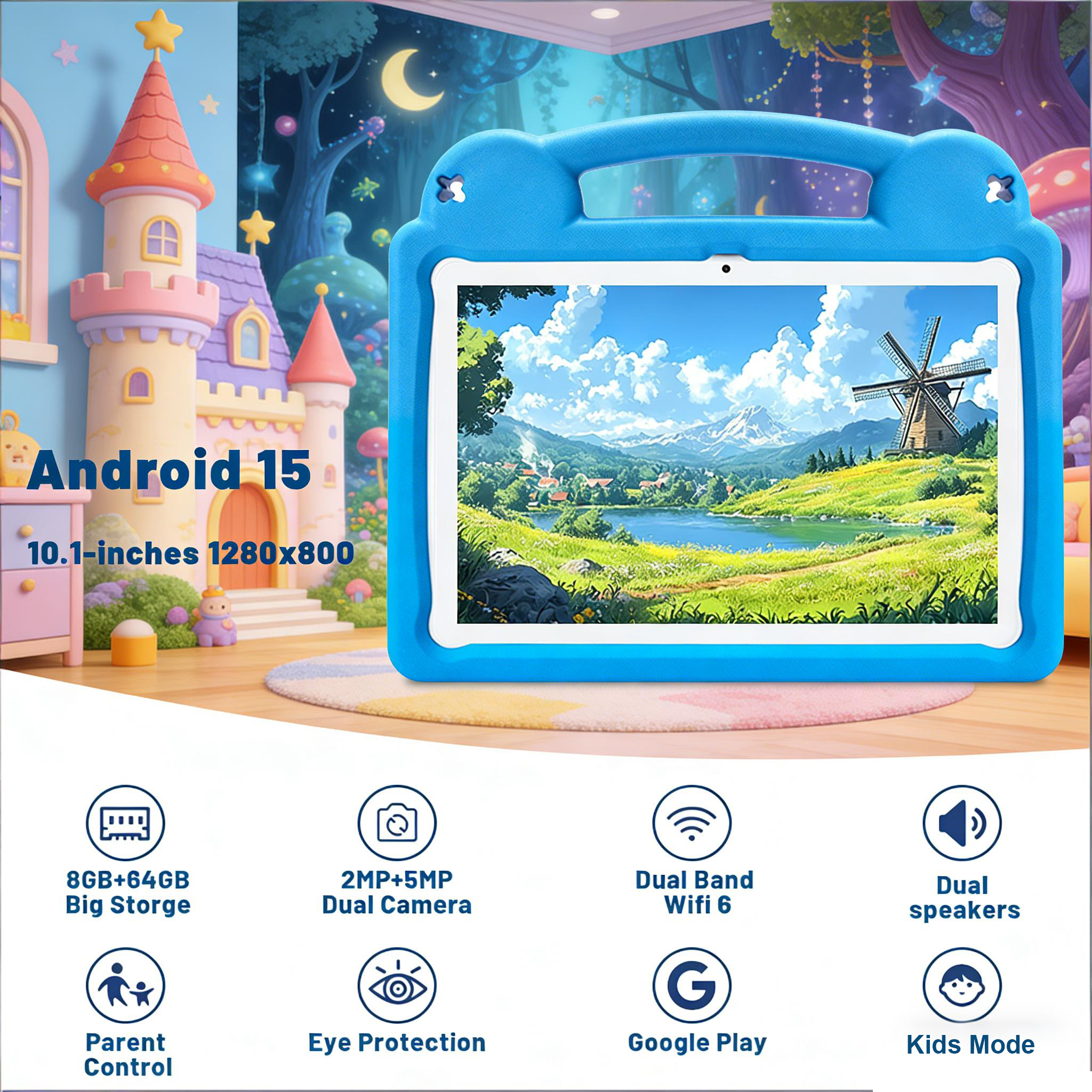 ANRY R16Pro Kids Tablet 10 Inc - огляд і ціна Kids Education Tablet