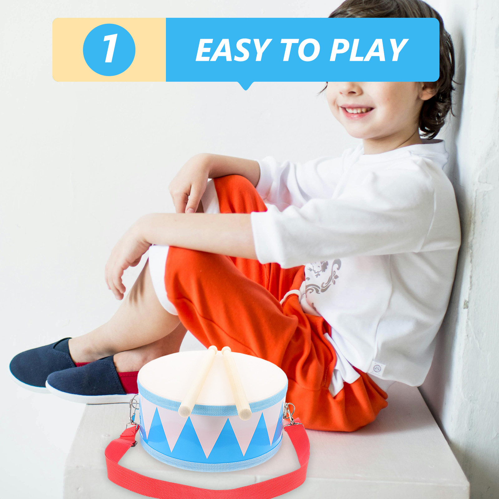 1Set Kids Snare Drum Double-Si - огляд і ціна Kids Education Music